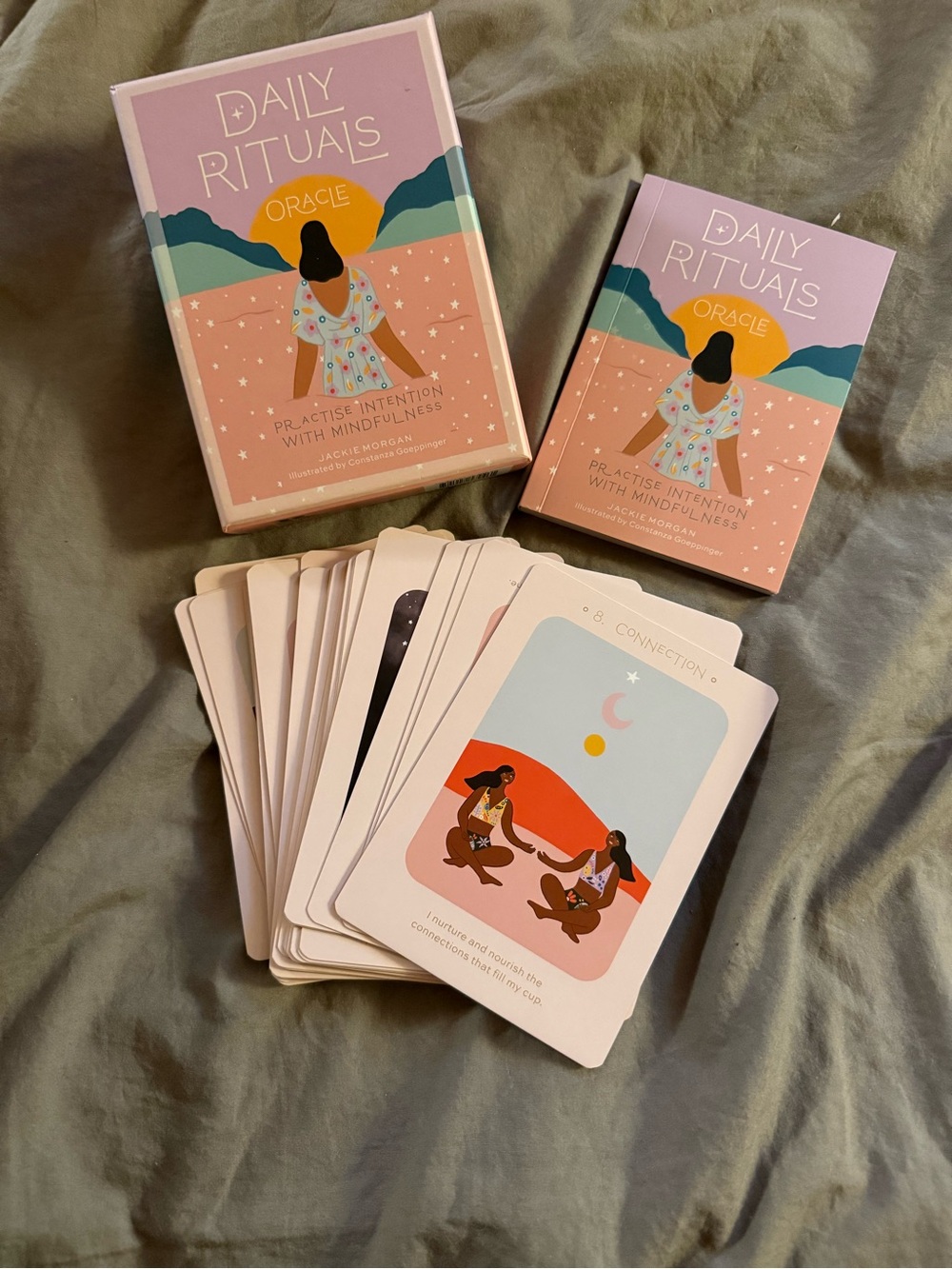 Daily Rituals Oracle Card Deck - Pink Illustration